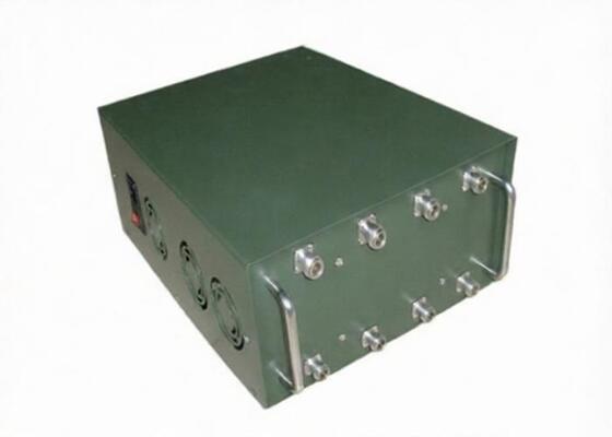 escala de bloqueio ajustável do jammer do sinal da trouxa de 120W GPS Wifi para forças militares