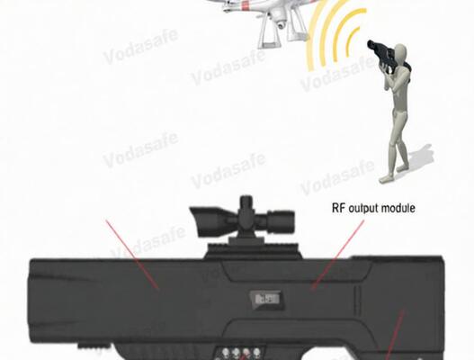 comprar jammer do RF do zangão da cobertura de 1500m grande, jammer direcional do zangão impermeável online manufacture