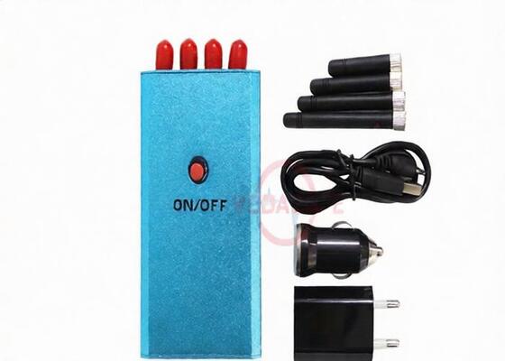 comprar Jammer da frequência do telefone celular de quatro antenas, jammer do telefone celular eficaz até 10m online manufacture