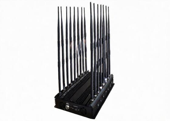 comprar Eficiência elevada de trabalho ajustável da escala do jammer do sinal do telefone celular de 16 canais online manufacture