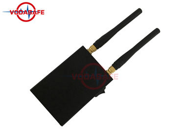 Pocket Design RF Signal Jammer , Cell Phone Scrambler Black Aluminum Case